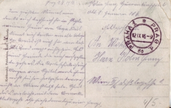 Prager Kleinseite + Hradschin 1916 95 004 ●